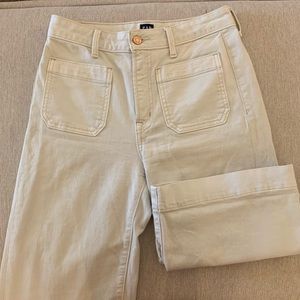 Cropped Wide Cut Jeans